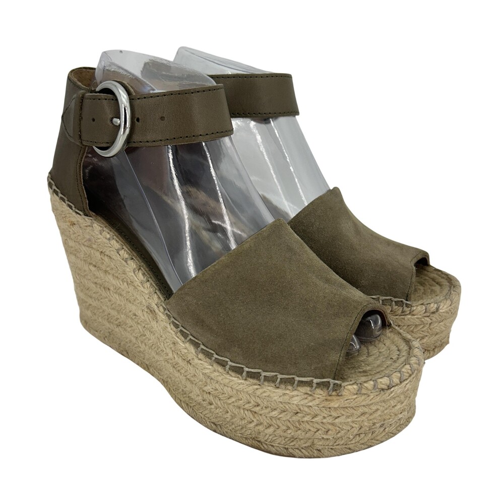 Marc Fisher Espadrille Sandals Shoes Womens Size 8 LTD MLAIDA Wedge Platform